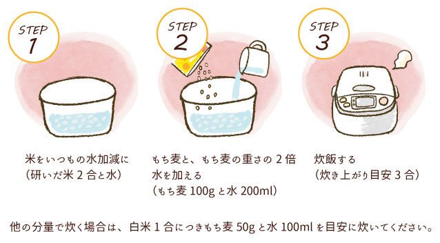 もち麦食べ方②