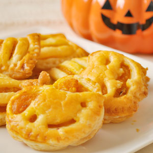蒸し大豆とかぼちゃのパイ