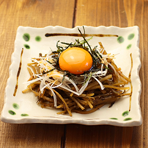 スタミナ丼風牛そぼろごぼう